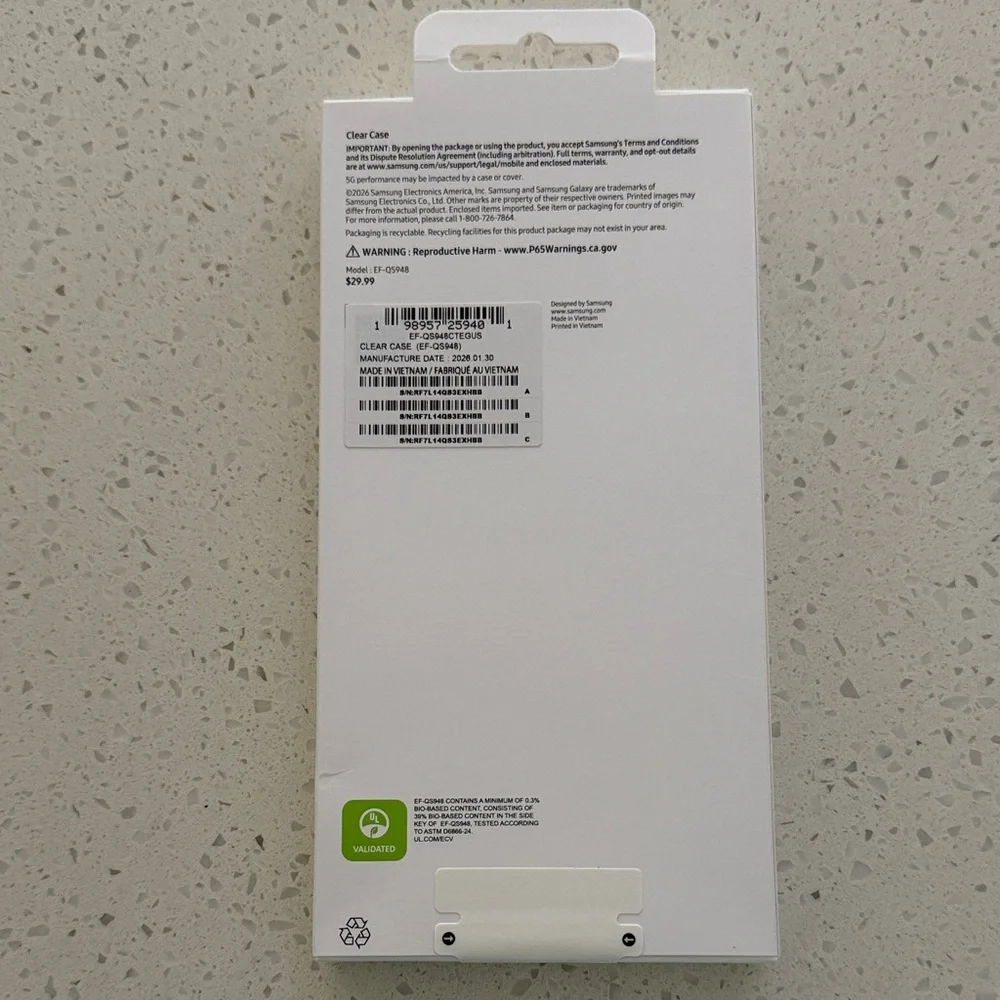 Samsung Galaxy S26 Ultra Clear Case